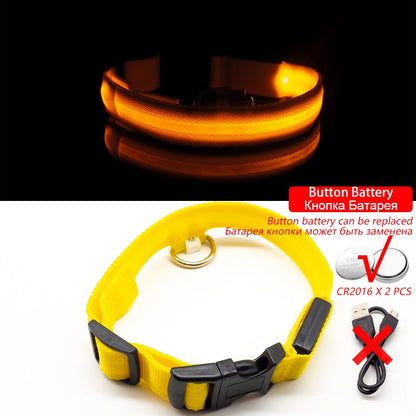 USB Charging LED Dog Collar